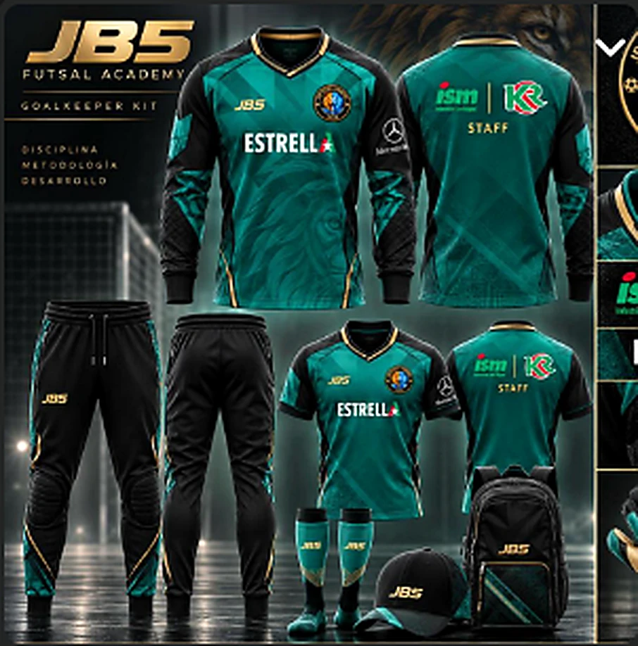 Uniforme Blue Edition del staff técnico JB5 temporada 2026 2027